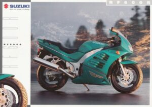 SUZUKI RF 600 R + Prospekt brochure + 4 Seiten + aus 10/1994