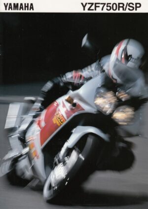 YAMAHA YZF 750 R / SP + Prospekt brochure + 8 Seiten + aus 1995