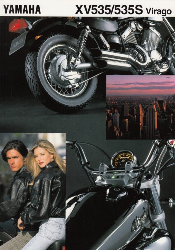 YAMAHA XV 535 / 535 S Virago + PROSPEKT brochure + 6 Seiten + aus 1995?