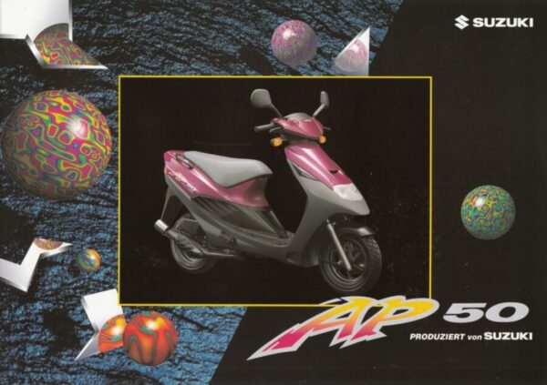 SUZUKI AP 50 + Prospekt brochure + 4 Seiten