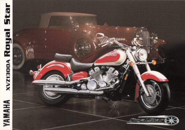YAMAHA XVZ 1300 A Royal Star + Prospekt + 1 Blatt / 2 Seiten + aus 1996