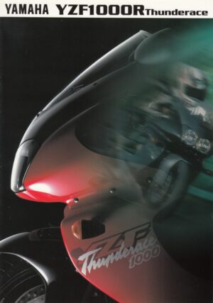 YAMAHA YZF 1000 R Thunderace + Prospekt brochure + 8 Seiten + aus 1996