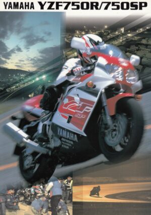 YAMAHA YZF 750 R / SP + Prospekt brochure + 8 Seiten + aus 1996