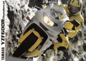YAMAHA YZF 600 R Thundercat + Prospekt brochure + 6 Seiten + aus 1997