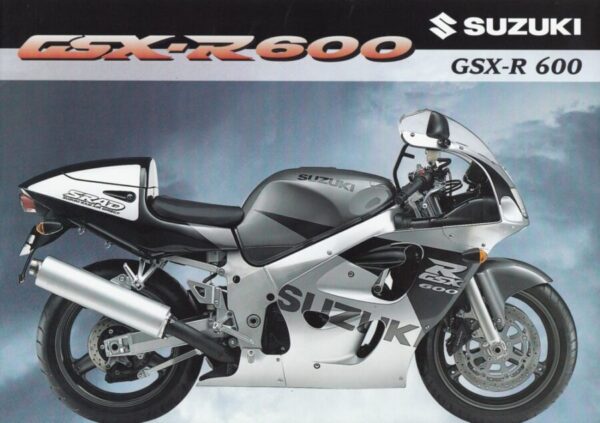 SUZUKI GSX-R 600 + PROSPEKT brochure + 6 Seiten + aus 1997