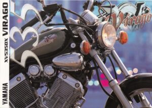 YAMAHA XV 535 DX Virago + PROSPEKT brochure + 4 Seiten + aus 1998?