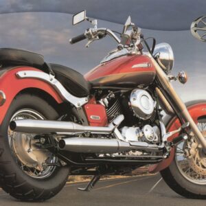 YAMAHA XVS 650 / 650 A Drag Star + Prospekt brochure + 6 Seiten + aus 1999