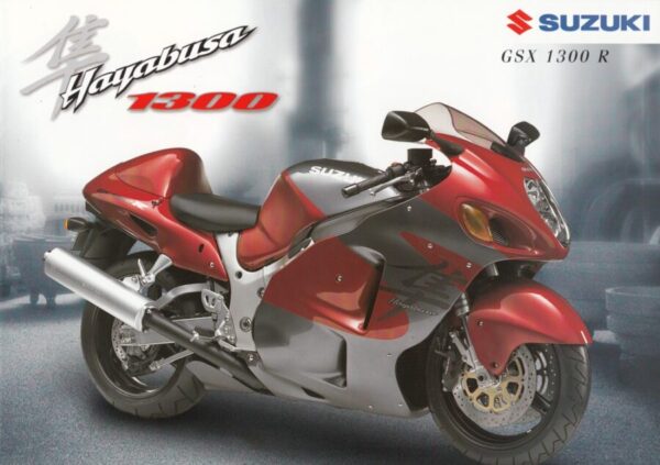 SUZUKI GSX 1300 R Hayabusa + PROSPEKT brochure + 6 Seiten + aus 1999