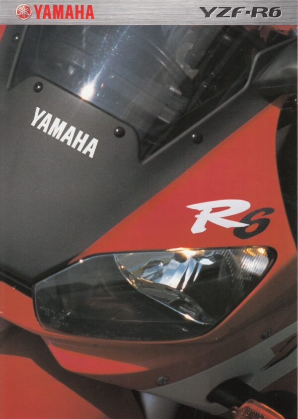 YAMAHA YZF-R6 + Prospekt brochure + 6 Seiten + aus 2000