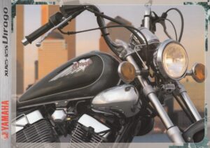 Titelseite: YAMAHA XV 125 / 125 S Virago + PROSPEKT brochure + 4 Seiten + aus 2000
