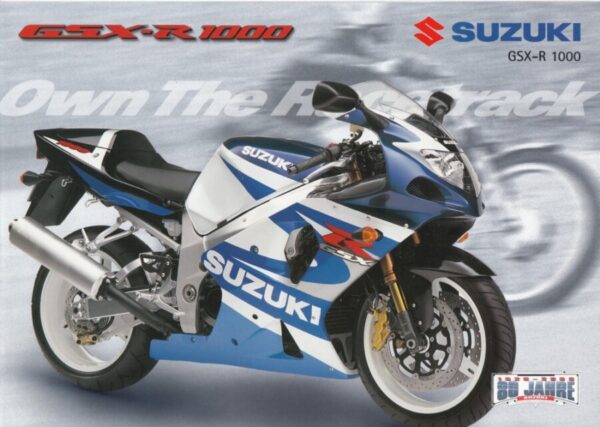 SUZUKI GSX-R 1000 + Prospekt brochure + 6 Seiten + aus 2000