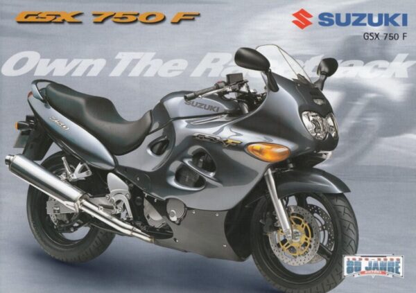 SUZUKI GSX 750 F + PROSPEKT flyer + 1 Blatt / 2 Seiten + aus 12/2000