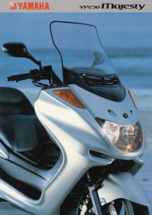 YAMAHA YP 250 Majesty + Prospekt brochure + 6 Seiten + aus 2001