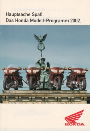 HONDA, Modell-Programm 2002 + Prospekt brochure + 24 DIN-A5-Seiten