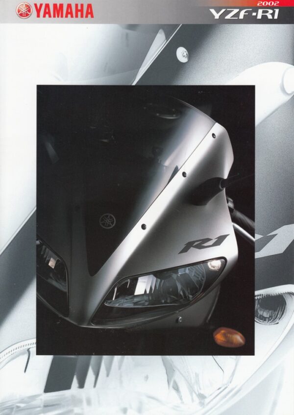 YAMAHA YZF-R1 + Prospekt brochure + 4 Seiten + aus 2002