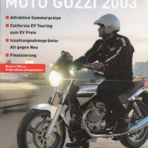MOTO GUZZI + Modelle 2003 + Prospekt brochure + 10 Seiten