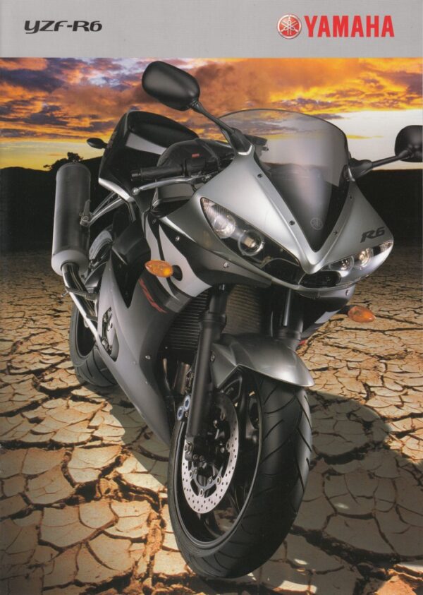 YAMAHA YZF-R6 + Prospekt brochure + 10 Seiten + aus 2003