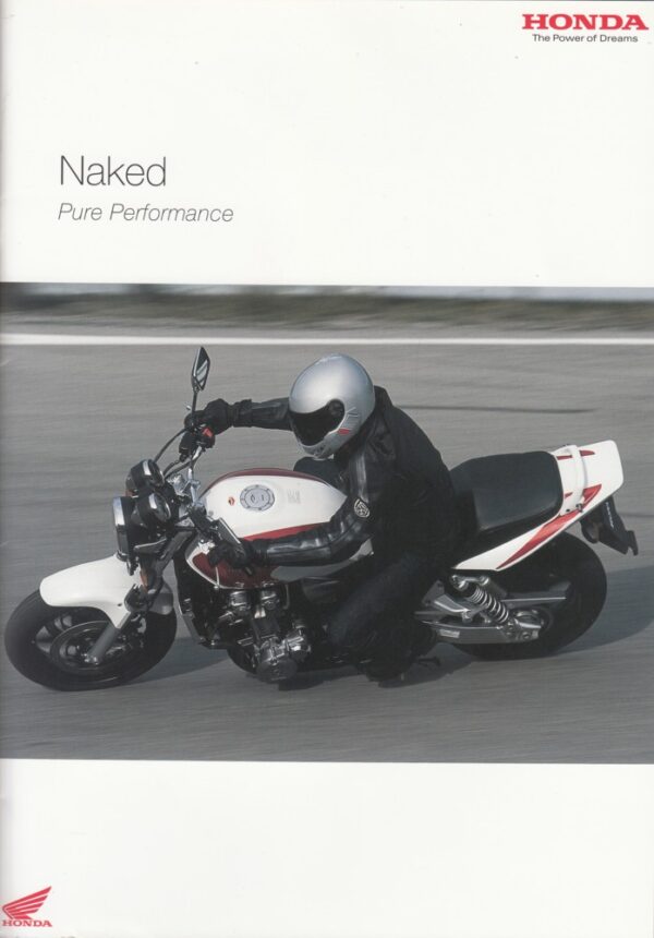 HONDA, Naked + Prospekt brochure + 20 Seiten, aus 1/2002