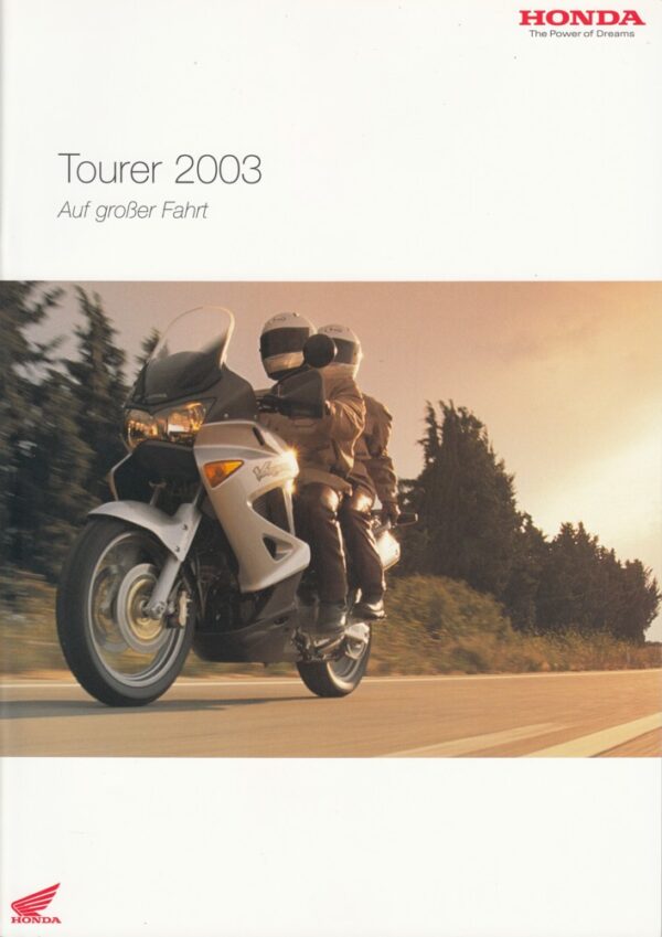 HONDA, Tourer 2003 + Prospekt brochure + 32 Seiten, aus 2/2003