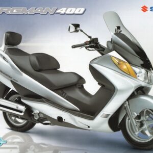 SUZUKI AN 400 Burgman + Prospekt brochure + 4 Seiten + aus 1/2004