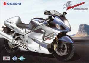 Titelseite: SUZUKI GSX 1300 R Hayabusa + PROSPEKT brochure + 4 Seiten + aus 2004