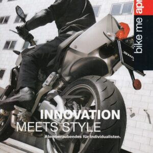 APRILIA + Motorräder Roller 2008 + Prospekt brochure + 8 Seiten