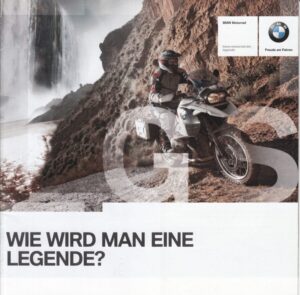 BMW, die GS-Legende + Prospekt brochure + 20 Seiten + aus 7/2012