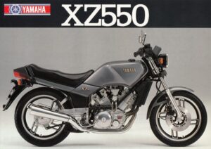 YAMAHA XZ 550 + Prospekt flyer + 1 Blatt / 2 Seiten
