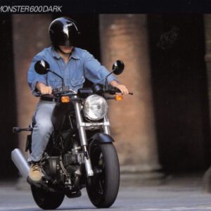 DUCATI Monster 600 Dark + Prospekt flyer + 1 Blatt / 2 Seiten