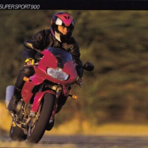 DUCATI Supersport 900 + Prospekt flyer + 1 Blatt / 2 Seiten + aus 1999
