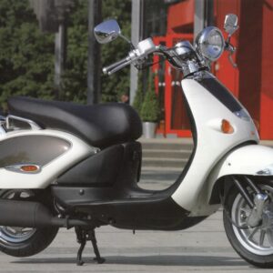 APRILIA mojito 50 / 125 Custom + Prospekt flyer + 1 Blatt / 2 Seiten + aus 1999 ?