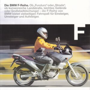 BMW F-Reihe + Prospekt brochure + 20 Seiten + aus 8/1998