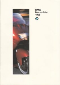 Titelseite: BMW, Motorräder Modelljahr 1996 + Prospekt brochure + 48 Seiten