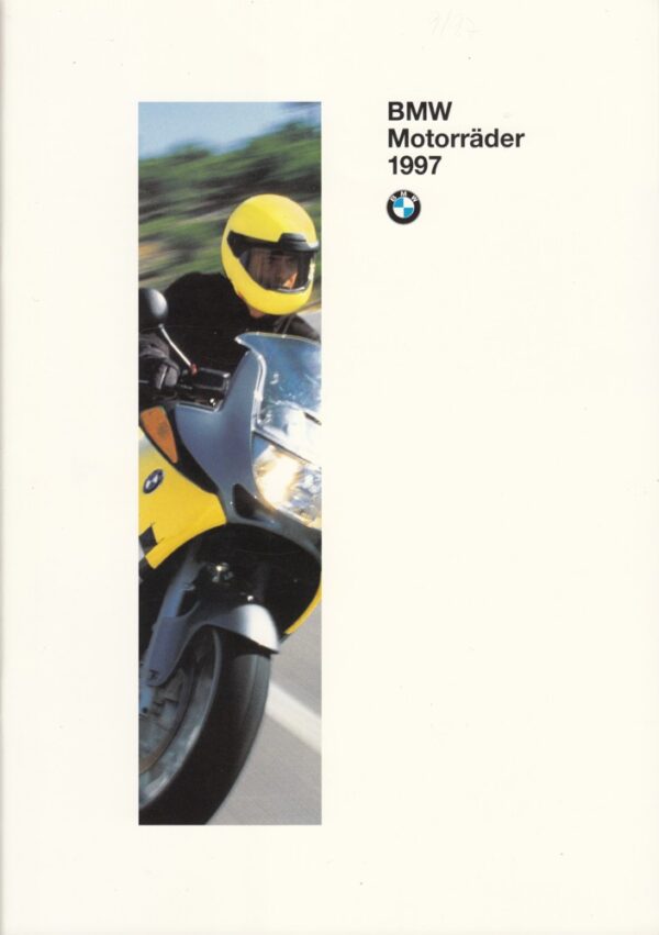 BMW, Motorräder Modelljahr 1997 + Prospekt brochure + 52 Seiten