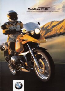 Titelseite: BMW, Motorräder Modelljahr 2000 + Prospekt brochure + 14 Seiten