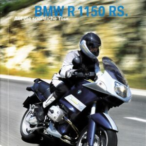 BMW R 1150 RS + Prospekt brochure + 24 Seiten + aus 7/2001
