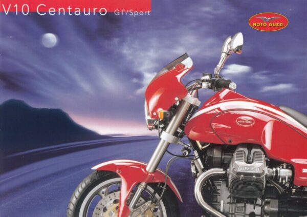 MOTO GUZZI V 10 Centauro GT / Sport + Prospekt brochure + 6 Seiten
