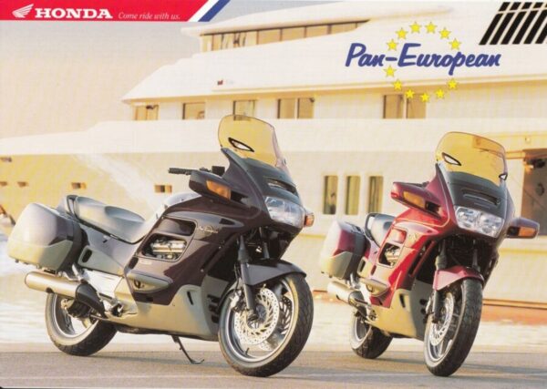 HONDA ST 1100 Pan-European + Prospekt flyer + 1 Blatt / 2 Seiten + aus 9/94
