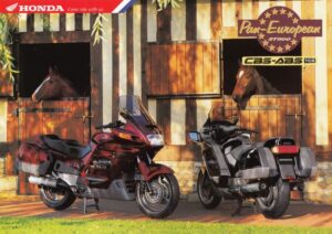 Titelseite: HONDA ST 1100 Pan-European CBS-ABS + Prospekt brochure + 6 Seiten + aus 1/96