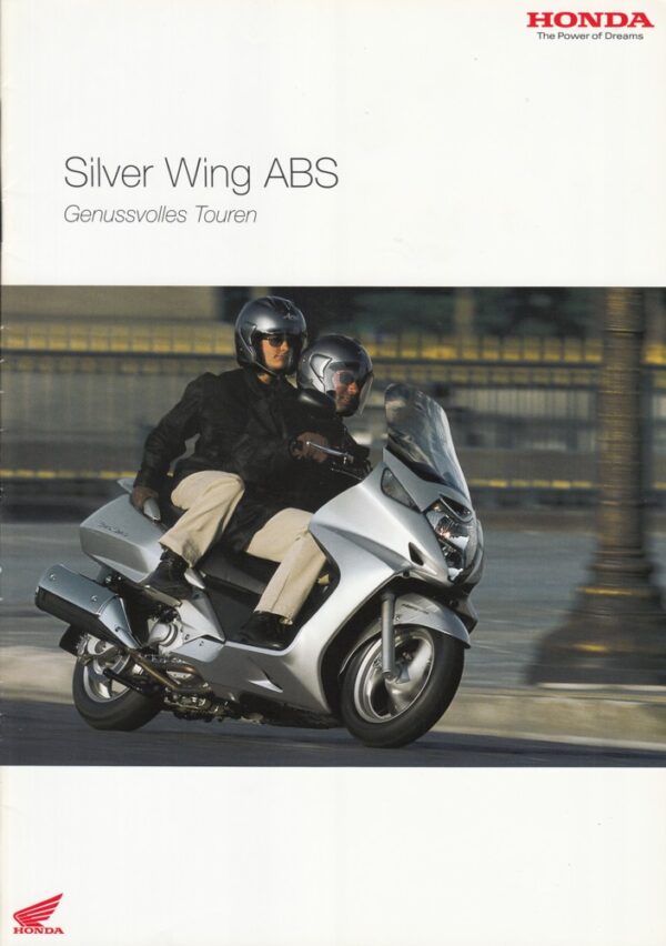 HONDA Silver Wing ABS + Prospekt brochure + 12 Seiten + aus 2/2003