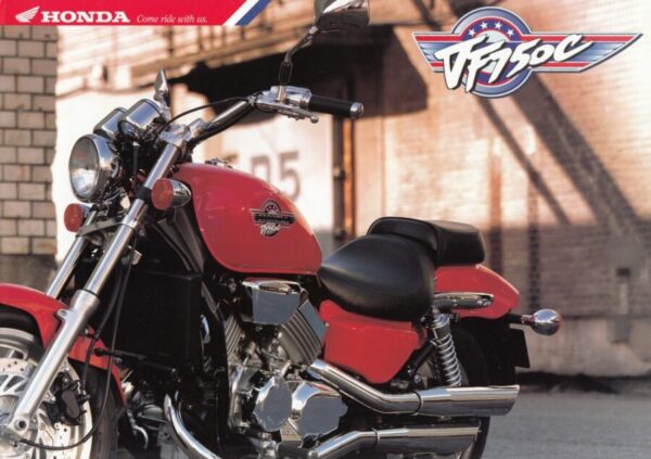 HONDA VF 750 C + Prospekt brochure + 6 Seiten + aus 10/1993