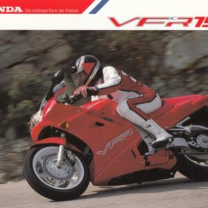 HONDA VFR 750 F + Prospekt brochure + 4 Seiten + aus 1990 ?