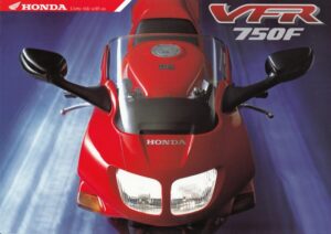 HONDA VFR 750 F + Prospekt brochure + 6 Seiten + aus 11/1993