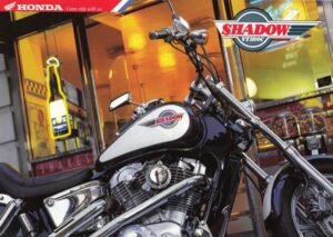 HONDA VT 1100 C Shadow + PROSPEKT flyer + 1 Blatt / 2 Seiten + aus 1985 ?