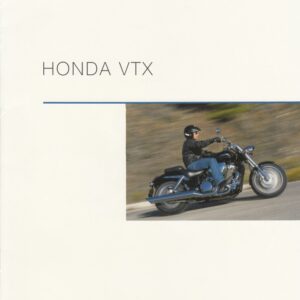 HONDA VTX + Prospekt brochure + 8 Seiten + aus 1/2001