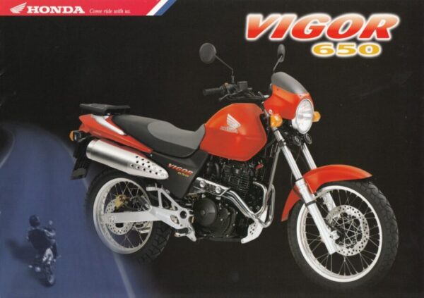 HONDA Vigor 650 + Prospekt brochure + 6 Seiten + aus 11/1998