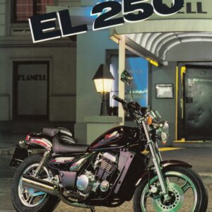 KAWASAKI EL 250 + Prospekt flyer + 1 Blatt / 2 Seiten + aus 1990 ?