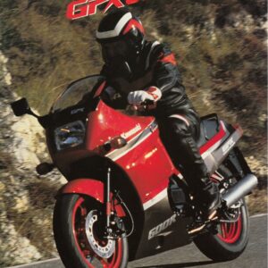 KAWASAKI GPX 600 R + Prospekt flyer + 1 Blatt / 2 Seiten + aus 1987 ?