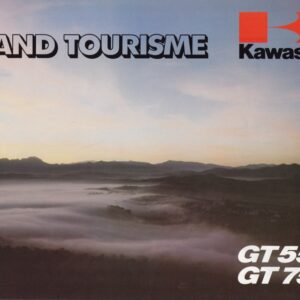 KAWASAKI GT 550 / 750 + Prospekt brochure + 4 Seiten + aus 1983?