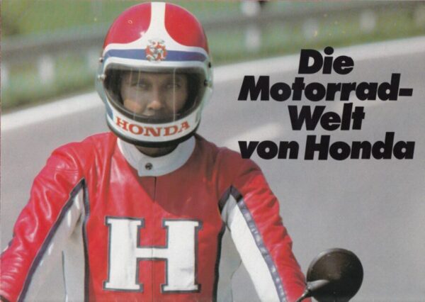 HONDA, Motorrad-Programm 1979 + Falt-Prospekt brochure + 16 Seiten